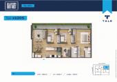 Plano del modelo X1205 del proyecto SALAVERRY DISTRICT en San Isidro