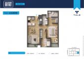 Plano del modelo X1206 del proyecto SALAVERRY DISTRICT en San Isidro