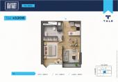 Plano del modelo X1208 del proyecto SALAVERRY DISTRICT en San Isidro