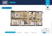 Plano del modelo X1301 del proyecto SALAVERRY DISTRICT en San Isidro