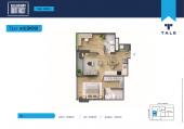 Plano del modelo X1302 del proyecto SALAVERRY DISTRICT en San Isidro