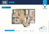 Plano del modelo X1303 del proyecto SALAVERRY DISTRICT en San Isidro