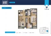 Plano del modelo X1306 del proyecto SALAVERRY DISTRICT en San Isidro
