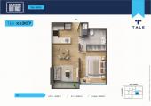 Plano del modelo X1307 del proyecto SALAVERRY DISTRICT en San Isidro