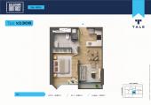 Plano del modelo X1308 del proyecto SALAVERRY DISTRICT en San Isidro