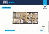 Plano del modelo X2001 del proyecto SALAVERRY DISTRICT en San Isidro