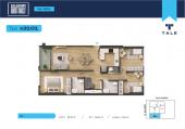 Plano del modelo X2101 del proyecto SALAVERRY DISTRICT en San Isidro