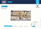 Plano del modelo X01-23Y24 del proyecto SALAVERRY DISTRICT en San Isidro