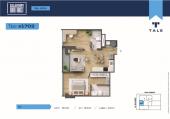 Plano del modelo X1702 del proyecto SALAVERRY DISTRICT en San Isidro