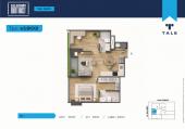 Plano del modelo X1802 del proyecto SALAVERRY DISTRICT en San Isidro
