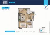 Plano del modelo X02-23Y24 del proyecto SALAVERRY DISTRICT en San Isidro