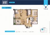 Plano del modelo X1703 del proyecto SALAVERRY DISTRICT en San Isidro