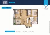 Plano del modelo X1803 del proyecto SALAVERRY DISTRICT en San Isidro
