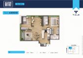 Plano del modelo X2003 del proyecto SALAVERRY DISTRICT en San Isidro