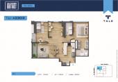 Plano del modelo X2303 del proyecto SALAVERRY DISTRICT en San Isidro
