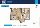 Plano del modelo X2703 del proyecto SALAVERRY DISTRICT en San Isidro
