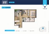 Plano del modelo X1404 del proyecto SALAVERRY DISTRICT en San Isidro