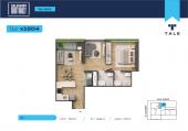 Plano del modelo X1504 del proyecto SALAVERRY DISTRICT en San Isidro