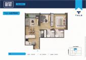Plano del modelo X1704 del proyecto SALAVERRY DISTRICT en San Isidro