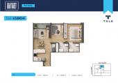 Plano del modelo X1804 del proyecto SALAVERRY DISTRICT en San Isidro