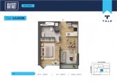 Plano del modelo X1408 del proyecto SALAVERRY DISTRICT en San Isidro