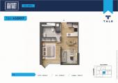 Plano del modelo X1507 del proyecto SALAVERRY DISTRICT en San Isidro