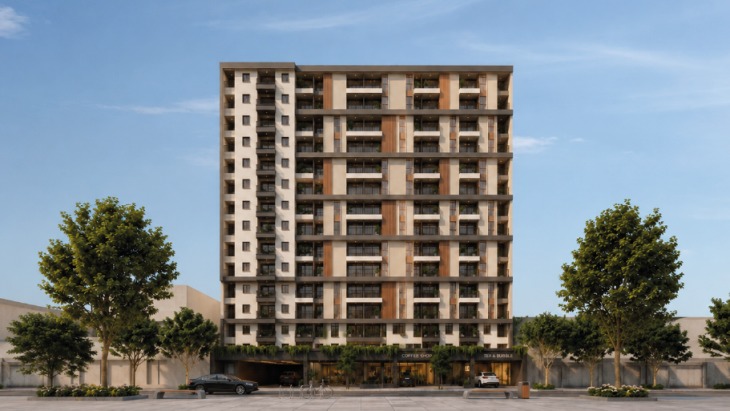 Fachada principal del proyecto LIMA 41 en Cercado De Lima