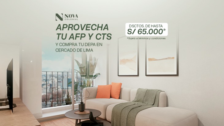 Fachada principal del proyecto NOVA en Cercado De Lima