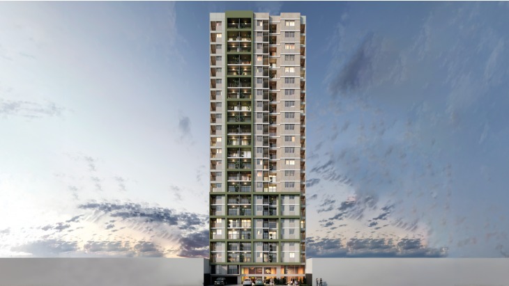 Fachada principal del proyecto NOVA en Cercado De Lima