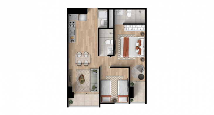 Plano del modelo X04 del proyecto NOVA en Cercado De Lima