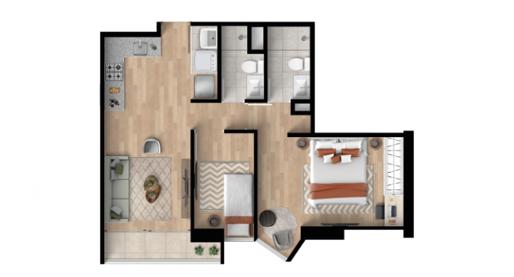 Plano del modelo X08 del proyecto NOVA en Cercado De Lima