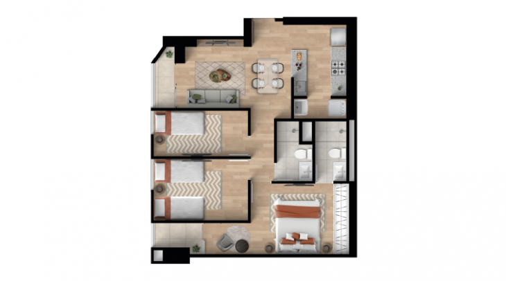 Plano del modelo X09 del proyecto NOVA en Cercado De Lima