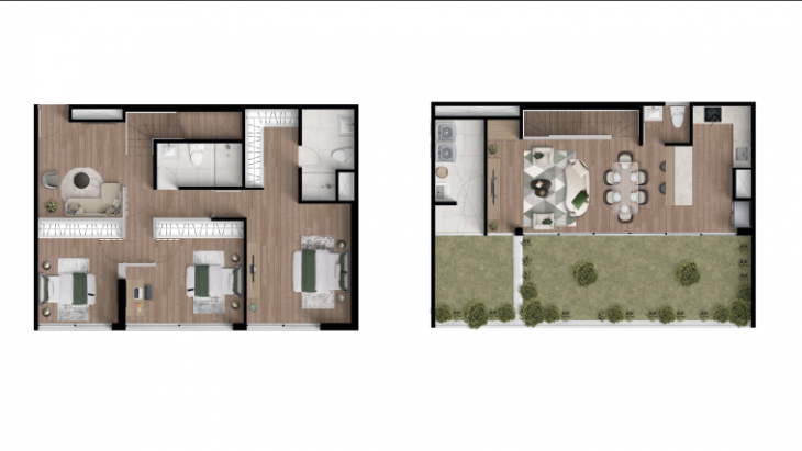Plano del modelo D05 del proyecto Tempus La Paz en Miraflores