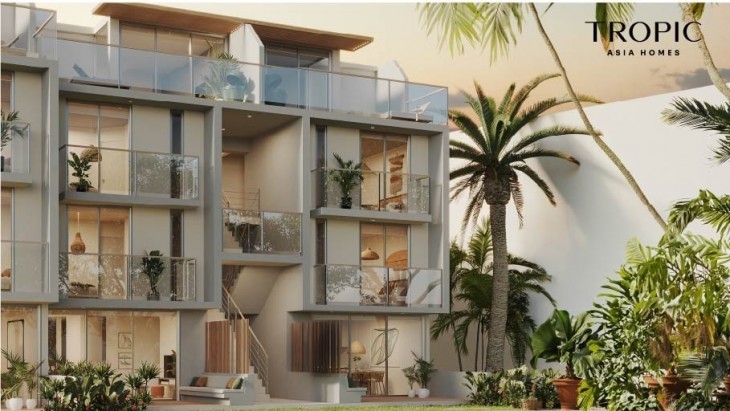 Fachada principal del proyecto TROPIC ASIA HOMES - BOULEVARD DE ASIA en Lima