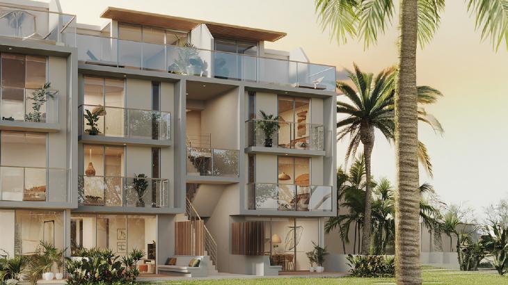 Plano del modelo Dúplex del proyecto Tropic Asia Homes en Lima