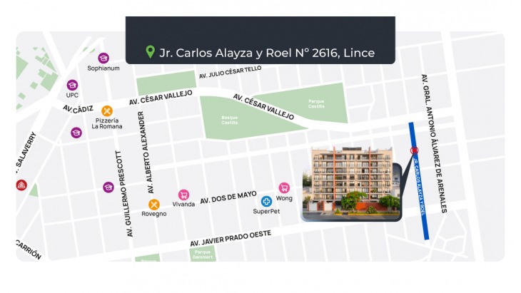 Departamentos en Lince