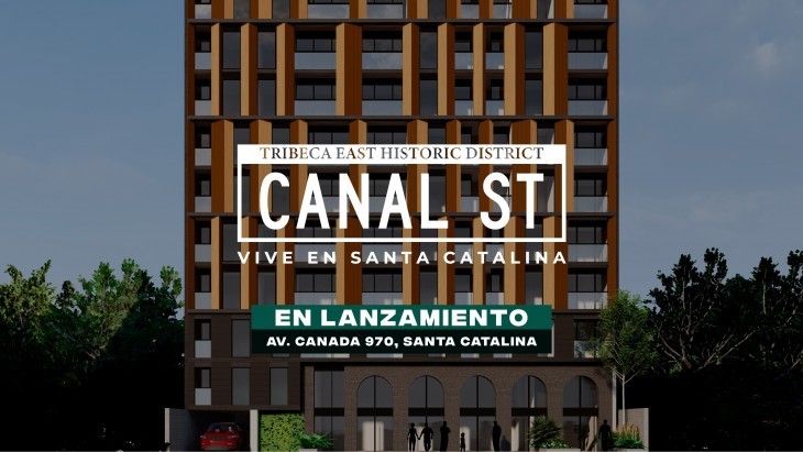 Fachada principal del proyecto Canal Street en La Victoria