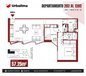 Plano del modelo 402 del proyecto VISUM en San Isidro