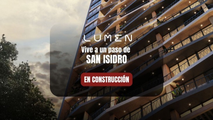 Fachada principal del proyecto LUMEN en Lince