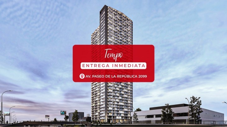 Fachada principal del proyecto TEMPO 2 en La Victoria
