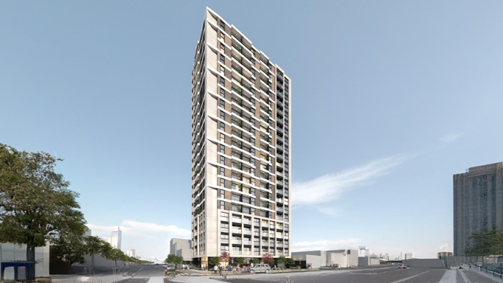 Fachada principal del proyecto Tasca en Surquillo