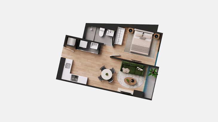 Plano del modelo X01 del proyecto Tasca en Surquillo
