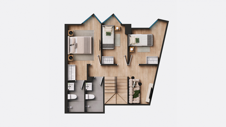 Plano del modelo Y06 del proyecto Tasca en Surquillo
