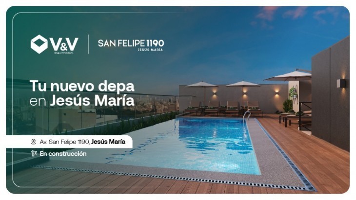 Fachada principal del proyecto SAN FELIPE 1190 en Jesus Maria