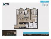Plano del modelo TIPO 4A del proyecto TOP LIFE JUAN DE ALIAGA en Magdalena Del Mar