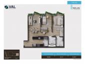Plano del modelo TIPO 4B del proyecto TOP LIFE JUAN DE ALIAGA en Magdalena Del Mar
