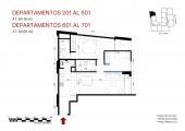 Plano del modelo X01 FLEX del proyecto Éccolo en Miraflores