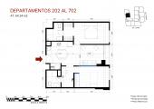 Plano del modelo X02 FLEX del proyecto Éccolo en Miraflores