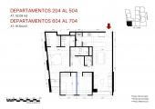 Plano del modelo X04 FLEX del proyecto Éccolo en Miraflores