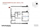 Plano del modelo X09 FLEX del proyecto Éccolo en Miraflores